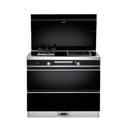 Integrated Kitchen Stove with Good Sound-Off and No Oily Smoke