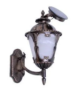 Energy Saving Outdoor Contemporary Wall Mounted Solar Garden Lights White Color