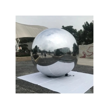 Gold/Silver Inflatable Mirror Ball Pendant for Decorative Purposes