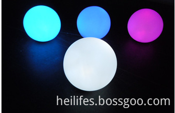 Color changing solar led ball light