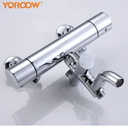 YOROOW 304 Stainless Steel Shower Set with Bidet Sprayer and Constant Temperature Faucet