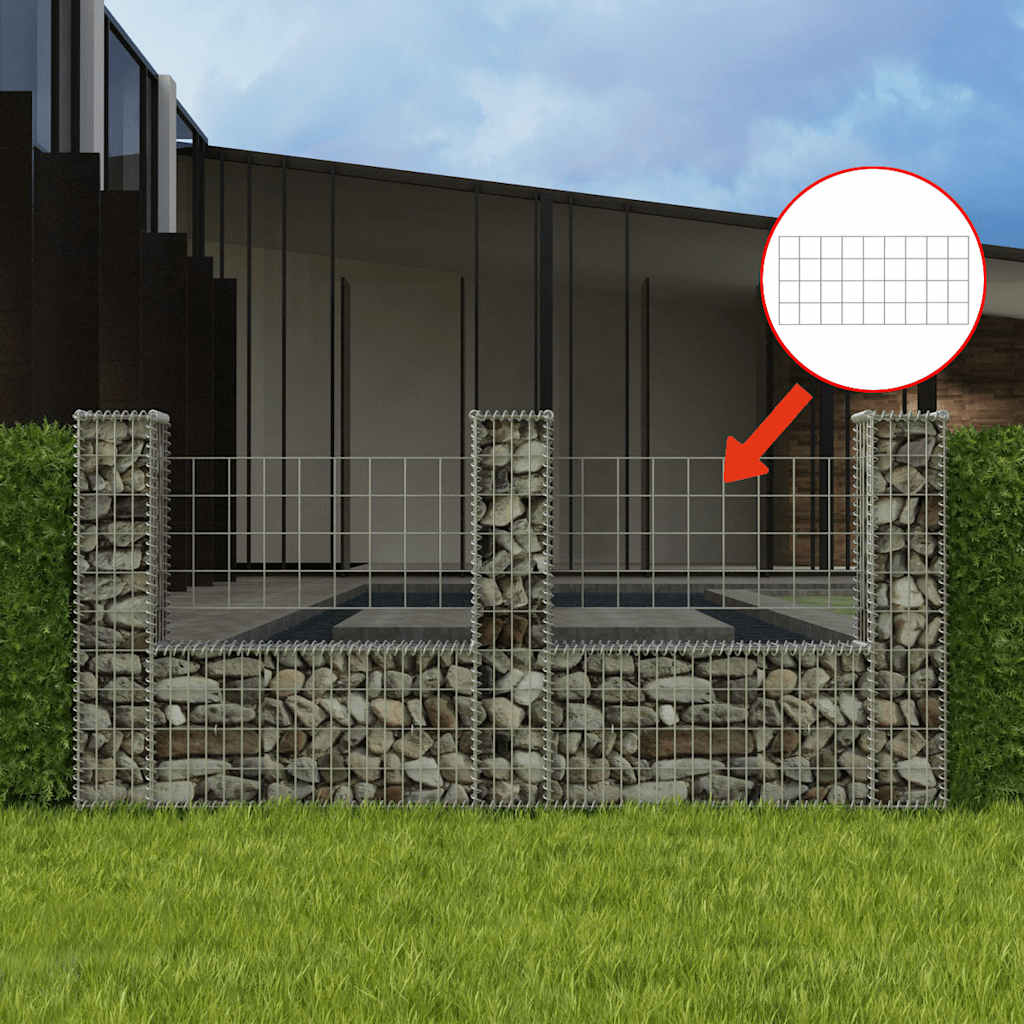 Gabion Box Stone Fence Gate