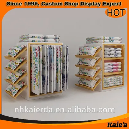 Fashion karur home textiles display rack for home textiles