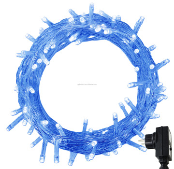 50m Color Tree 110v 220v Xmas Milky White Party Outdoor Holiday Fairy Wall Christmas Decoration Mini Black Light Led String