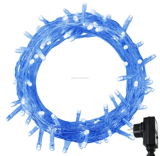 50m Color Tree 110v 220v Xmas Milky White Party Outdoor Holiday Fairy Wall Christmas Decoration Mini Black Light Led String