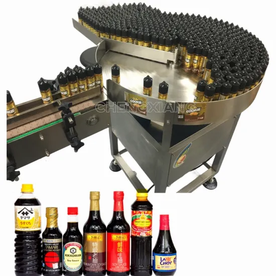 Automatic Accumulative Collecting Turntable for 100-1000ml Round and Square Olive Oil Sauce Bottles