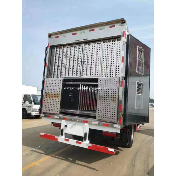 Insulated refrigerator truck for pig seedling transporting