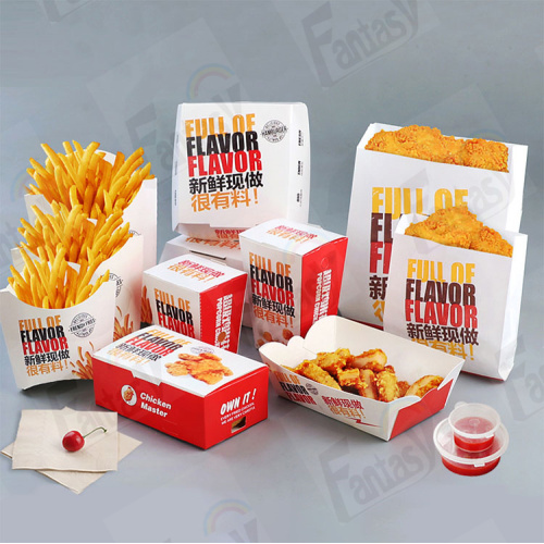 Custom Food Grade Paper Fast Food Packaging Box