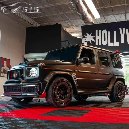 Rocket Wheels: Forged Alloy Rims Fit for W464, W463, W222, C217, B Style - 21-24 Inch with Carbon Cover for New G Class