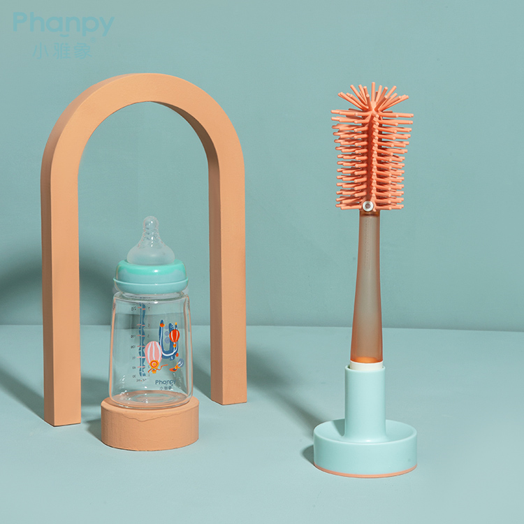 Silicon Baby Bottle Clean Brush Drying Display Rack
