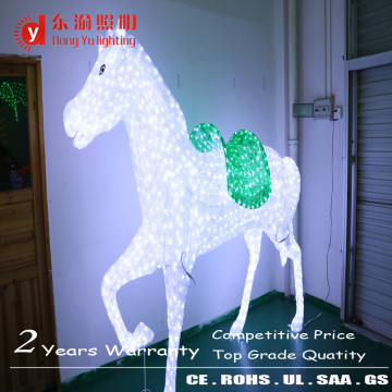 Dongyu Lighting Factory 3d motif horse decoration light abs motif christmas light horse