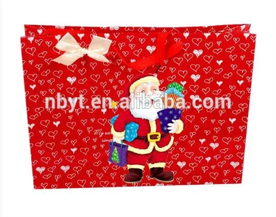 ningbo yuteng custom christmas gift bag