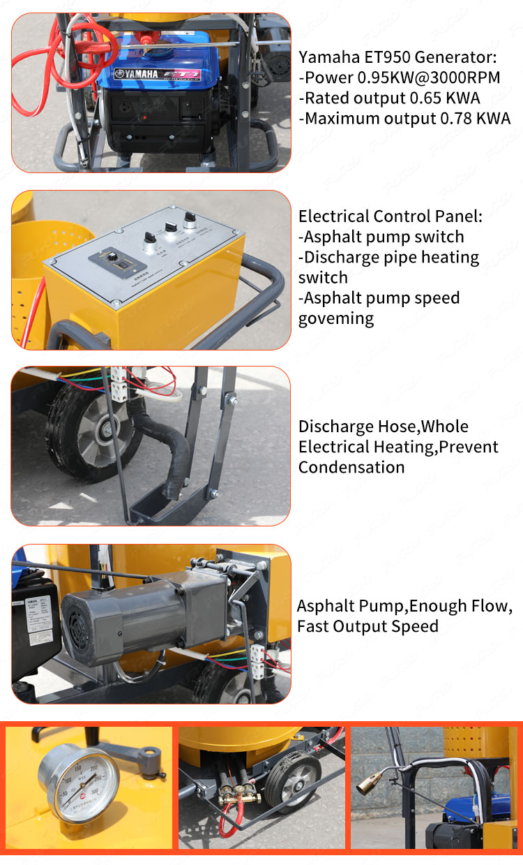 asphalt crack sealing machine