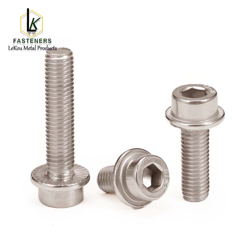 Serrated Flanged Socket Head Cap Bolts