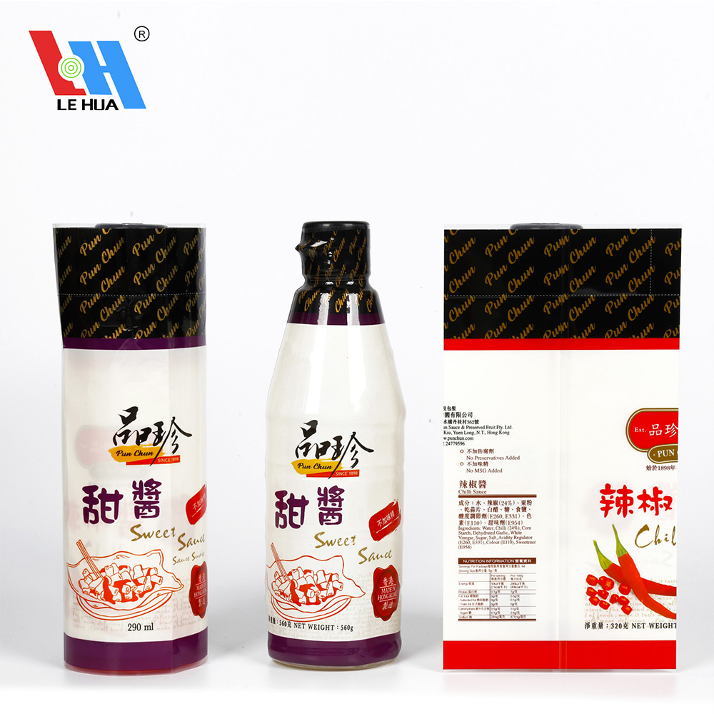 Custom Printed Plastic Bottle Shrink Sleeve Label