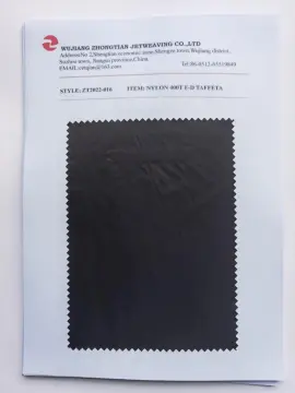 100% Nyon 400t F-D taffeta backside film cire