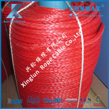 CHNMAX Red UHMWPE Fiber Rope/DIA-30mm/200m
