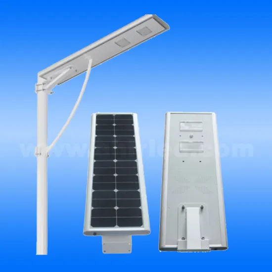 40W integrated solar street light with motion sensor