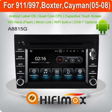 HIFIMAX Andoriod 5.1 car dvd player For porsche cayman/911/997/boxter 2005-2009 gps navigation