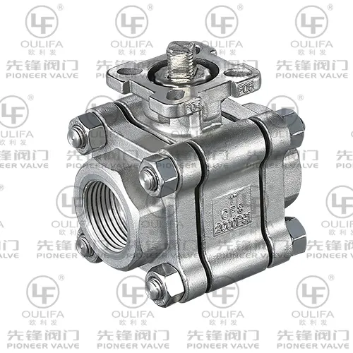 2000psi Threaded Ball Valve with ISO Mounting Pad (PQ11F-2000PSI)