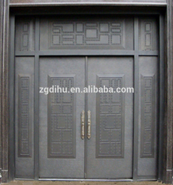 Cast aluminum villa entrance door