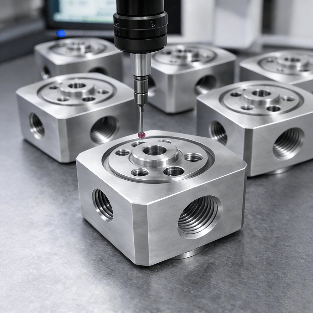 electric hydraulic valve block