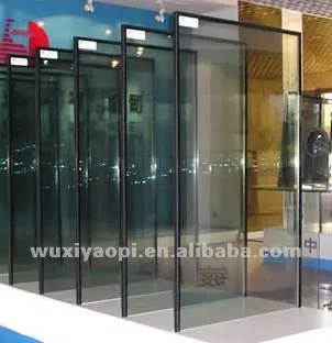 Soundproof wall building glass