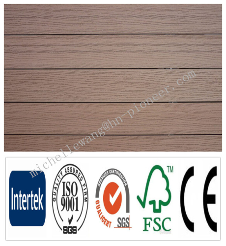 Weather resistant wood plastic composite decking WPC outdoor wood flooring, outdoor laminate wood flooring