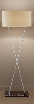 Modern hotel floor lamp with shelves