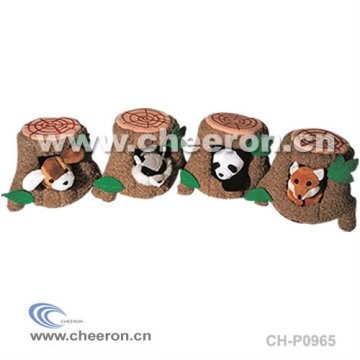 Soft Panda Toy, Animals in Trunk