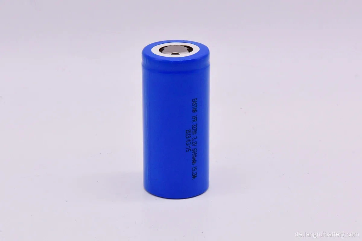 LifePO4 -Batterie - 3,2 V, 6000mah zylindrisch