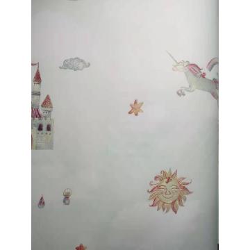 kids design wallpaper star design children room decoration