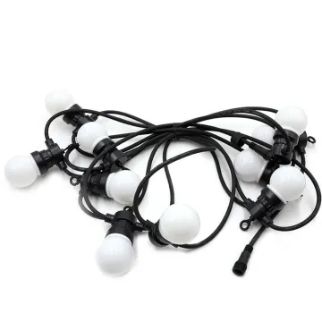 RGB Bulb String Light Color G50 LED String Lights 5M10L 10M20L