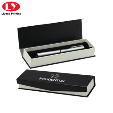 Single Pen Packaging Magnet Black Pen Box