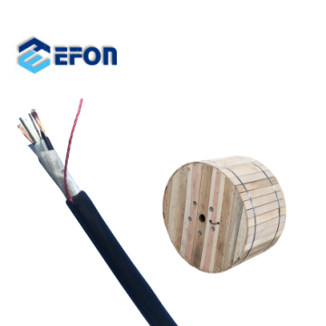 EFON FTTH Single Mode Fiber Optic Cable: Customizable Core Count (12, 16, 24, 48) with Copper Ripcord - Meter Price Available