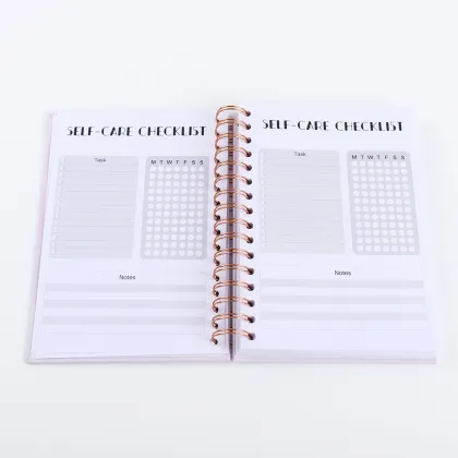 A5 Spiral Binding My Daily Self Care Journal
