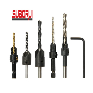 Borui High Quality HSS Countersink Screw Drill Bits for Wood