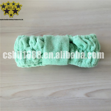 Microfiber soft hairband/ headband for shower with elastic