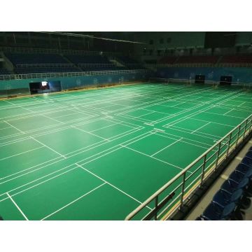 エンリオ屋内PVCロゴ表面スポーツフローリングバスケットボールバドミントンバレーボールテーブルテニス