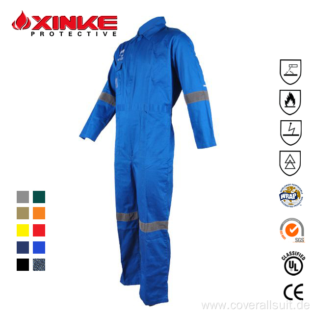 Oem Wholesale Cotton Fireproof Work Coveralls