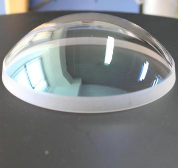 230mm diameter optical glass dome lens