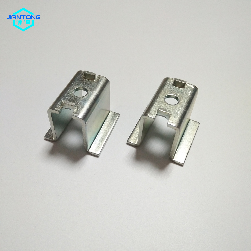 custom carbon steel stamped brackets with zinc plating
