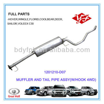 Great Wall Deer Exhaust Muffler Tail Pipe - 1201210-D07