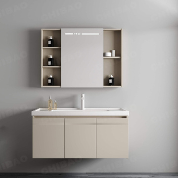 Modern Stainless Steel Bathroom Mirror Cabinet with Sensor Light