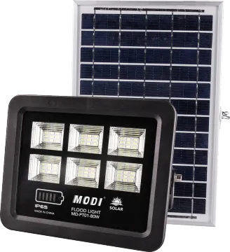 80 led solar flood lights security sensor motion