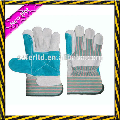 Combination working safety gloves with reintordced palm