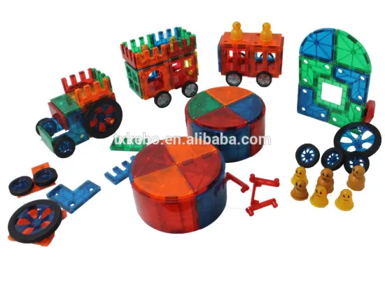 Magnetic Tiles Clear Colors 48 pc DX set Toy