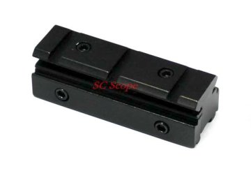 Vector Optics Dovetail to Weaver Picatinny Rail Mount Adapter