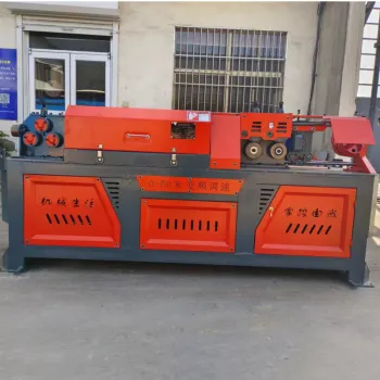 Fully Automatic Steel Bar Straightening and Cutting Machine