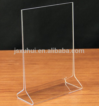 5*7" acrylic sign holder, Acrylic POS Display,Acrylic Menu Holder